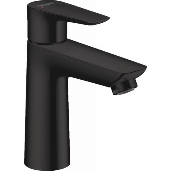 Picture of Змішувач для умивальника Hansgrohe Talis E 110 з донним клапаном pop-up, чорний матовий (71710670)